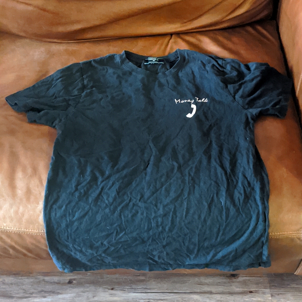 Money talk graphic tee